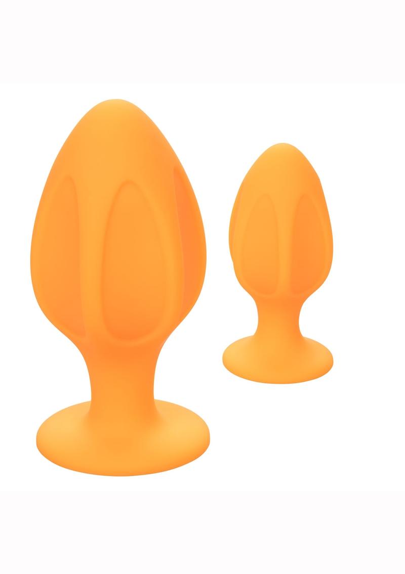CalExotics Cheeky Silicone Textured Anal Plug Set