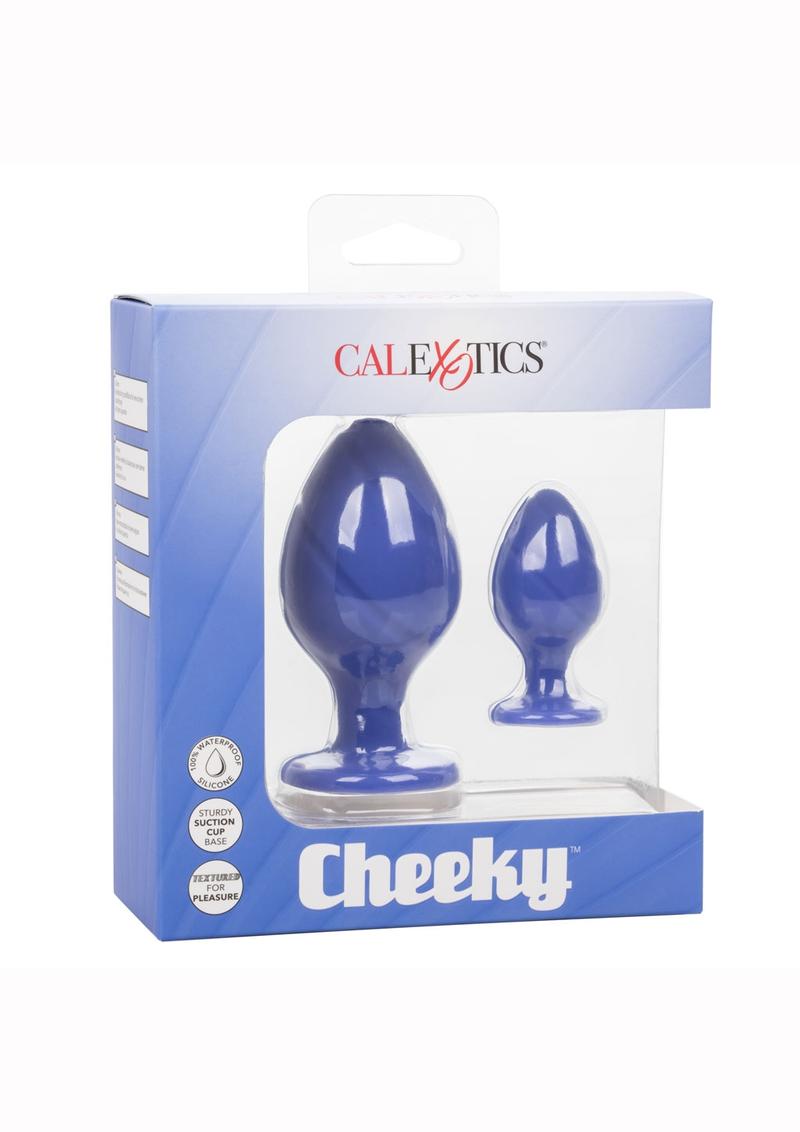 CalExotics Cheeky Silicone Textured Anal Plug Set