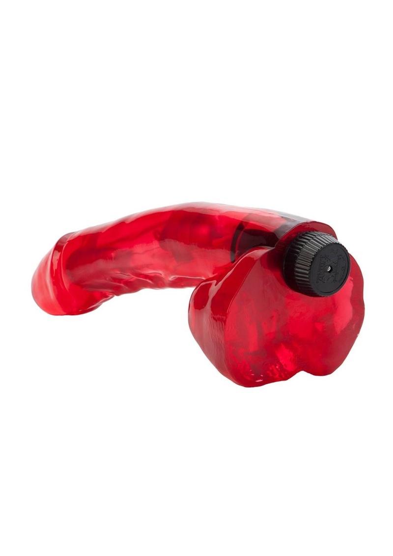 Cherry Scented Vibro Dong And Multi-Speed Vibrator Dual Motor