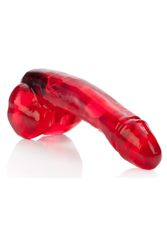 Cherry Scented Vibro Dong And Multi-Speed Vibrator Dual Motor