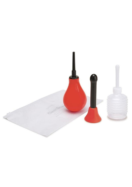 Anal Douche Set with Classic And Flared Base Tip