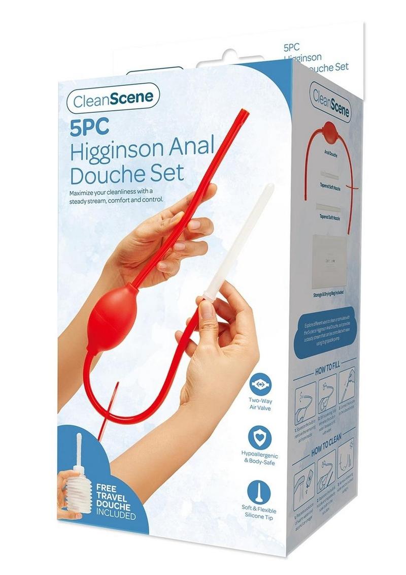 CleanScene 5PC Higginson Anal Douche Set