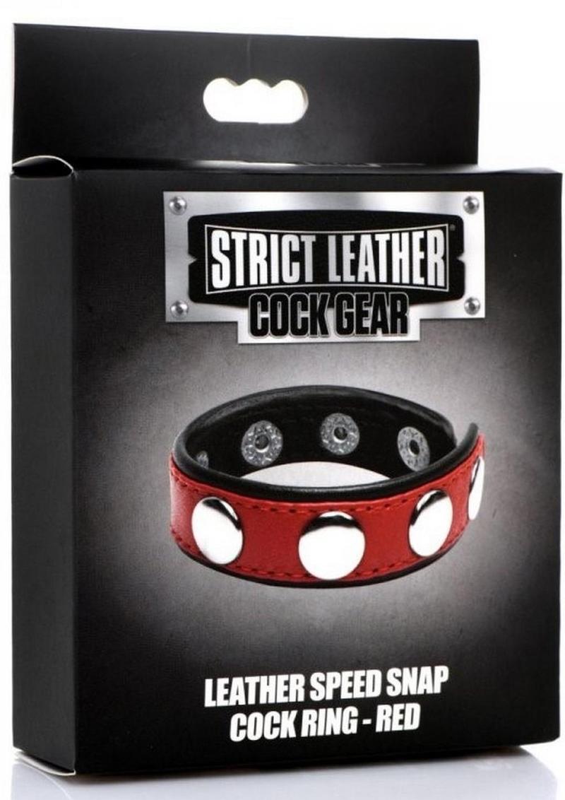 Strict Leather Speed Snap Cock Adjustable Leather Ring