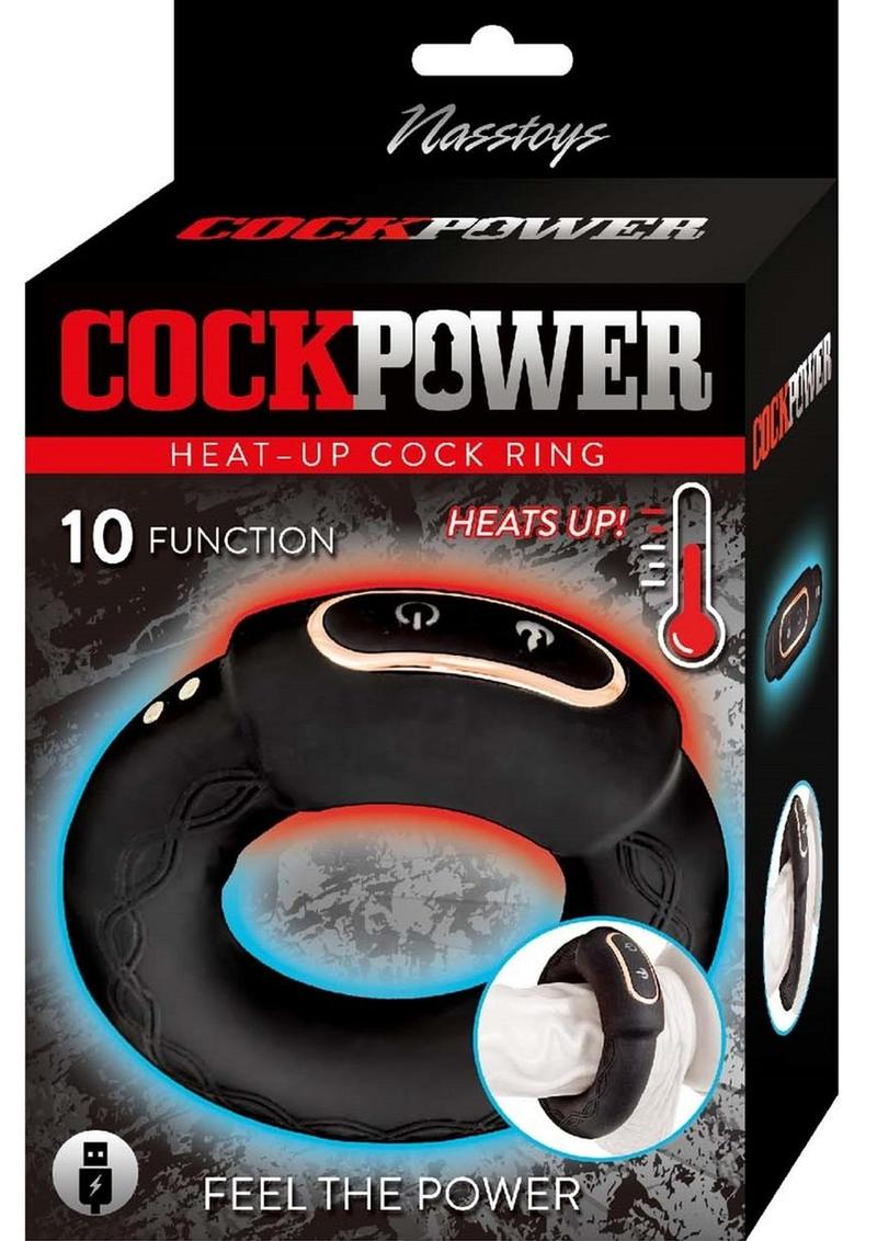 Nasstoys CockPower Heat Up Rechargeable Silicone Cock Ring