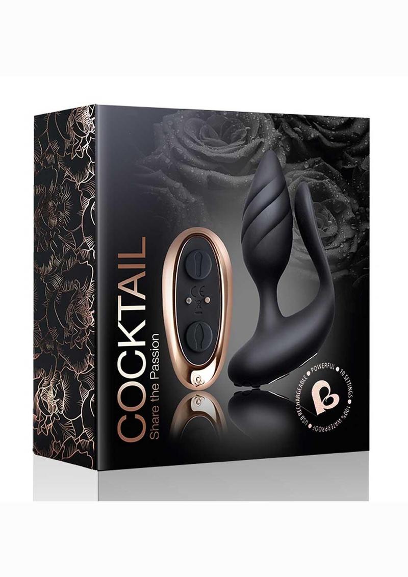 Cocktail Rechargeable Couples Vibrator with Remote Control Vibrators