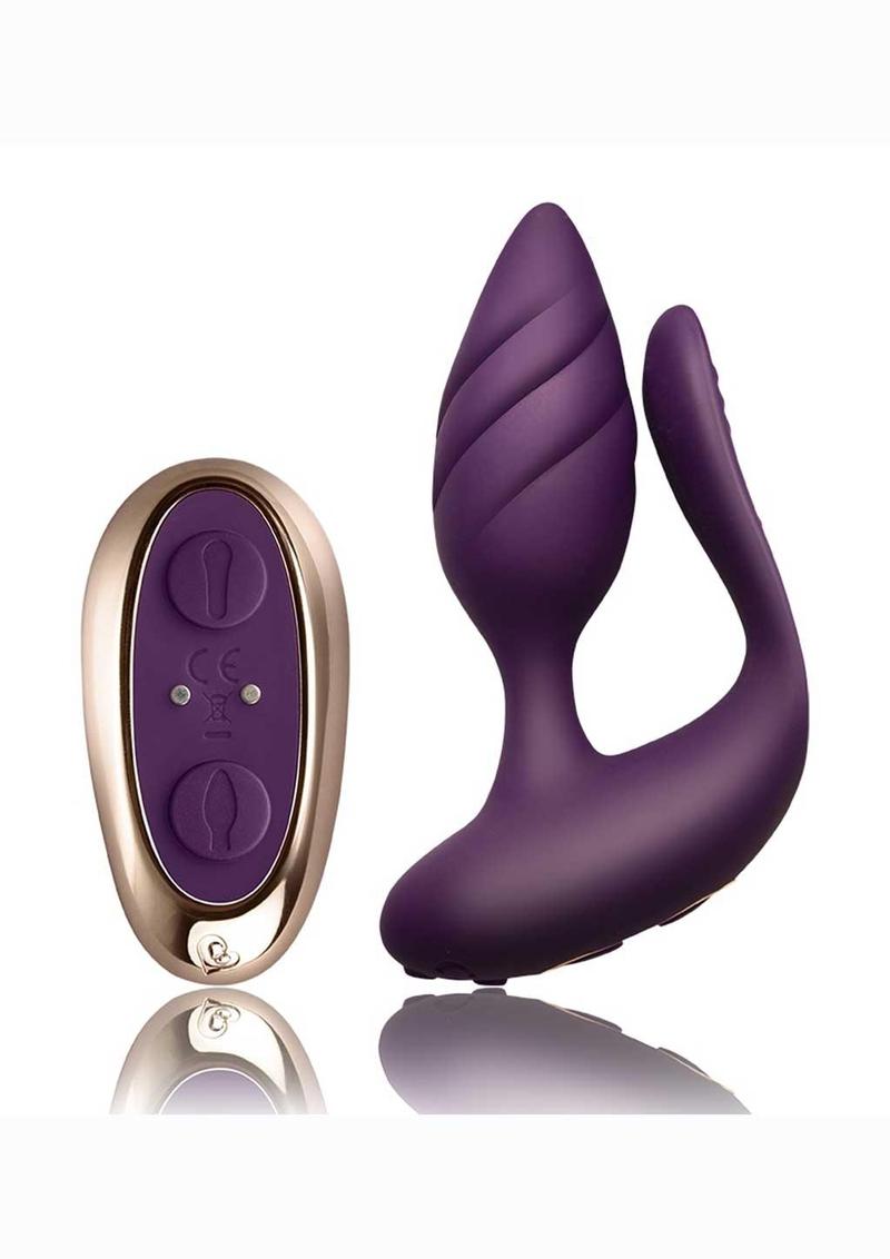 Cocktail Rechargeable Couples Vibrator with Remote Control Vibrators