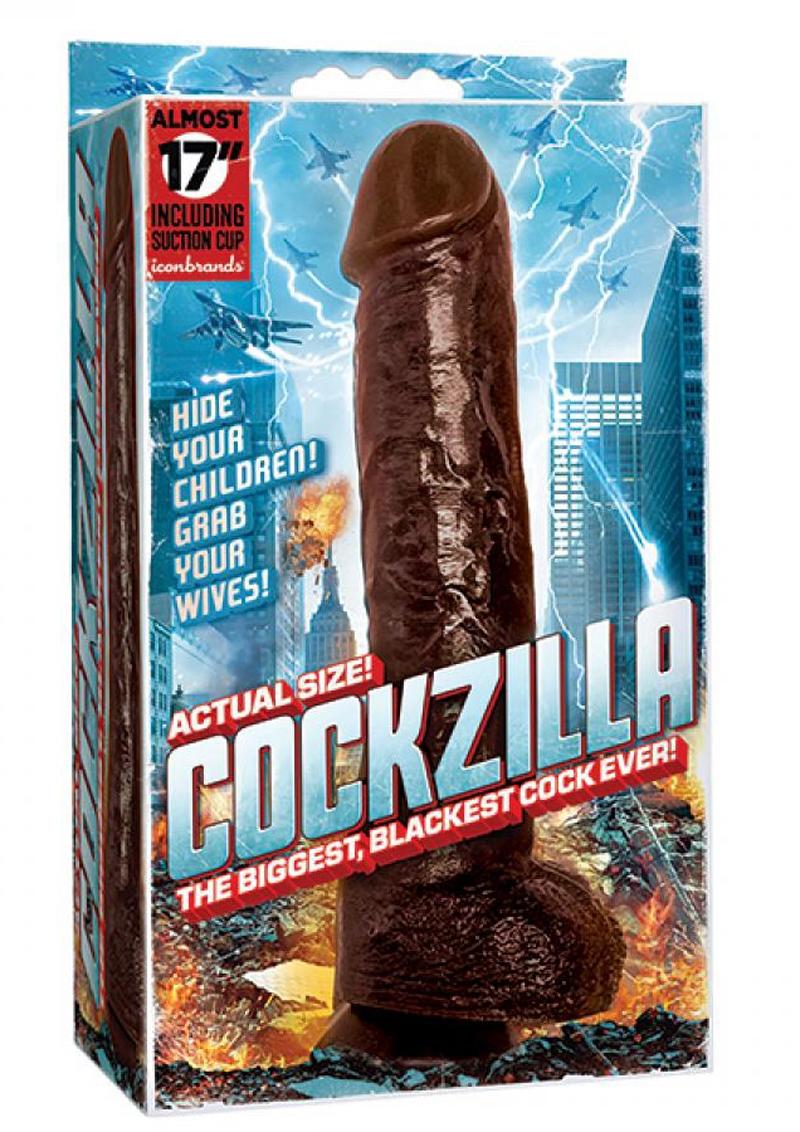 Cockzilla 17” Dildo with Suction Cup
