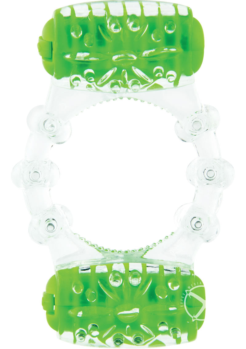 Screaming O Color Pop Two-O Silicone Dual Vibrating Cock Ring