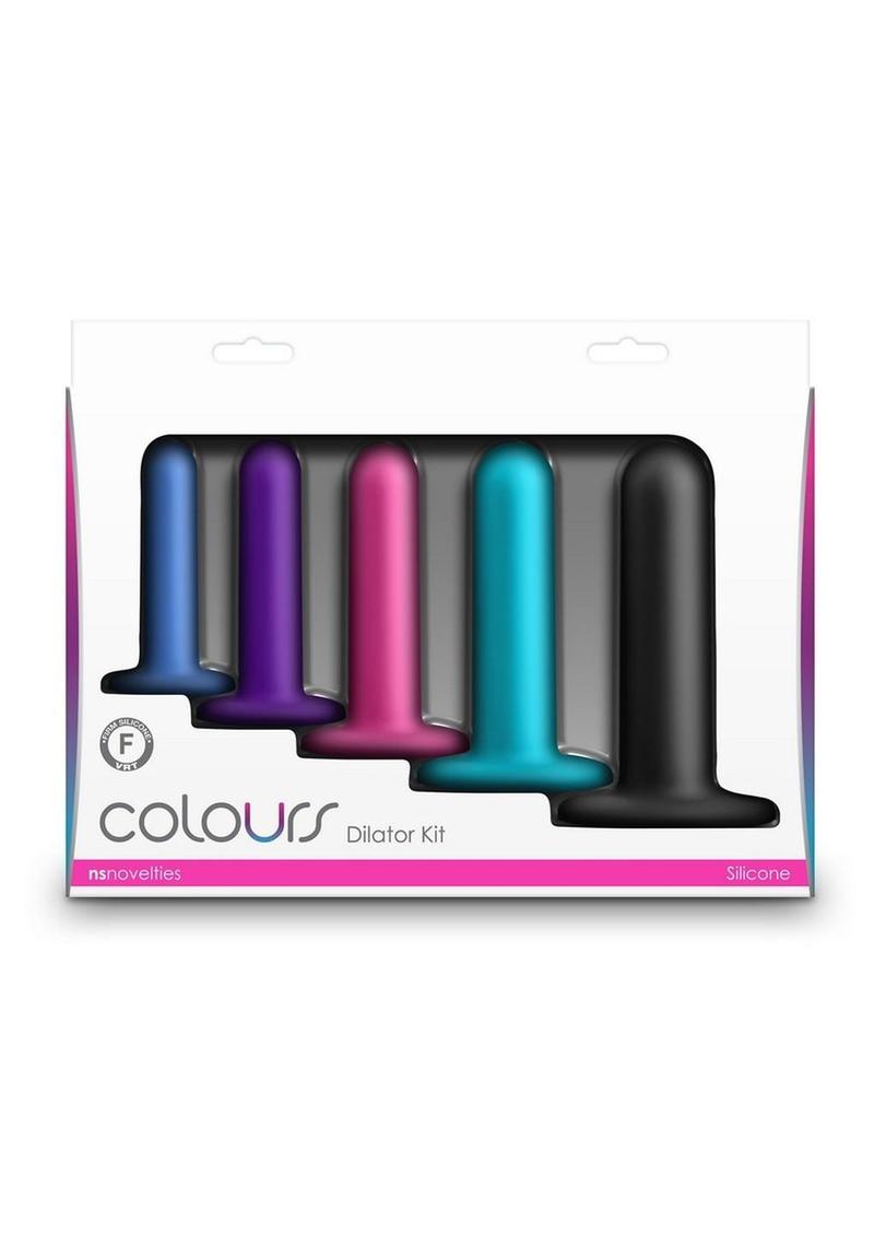 Colours Dilator Kit 5-Piece Multicolor Silicone Anal Plug Set