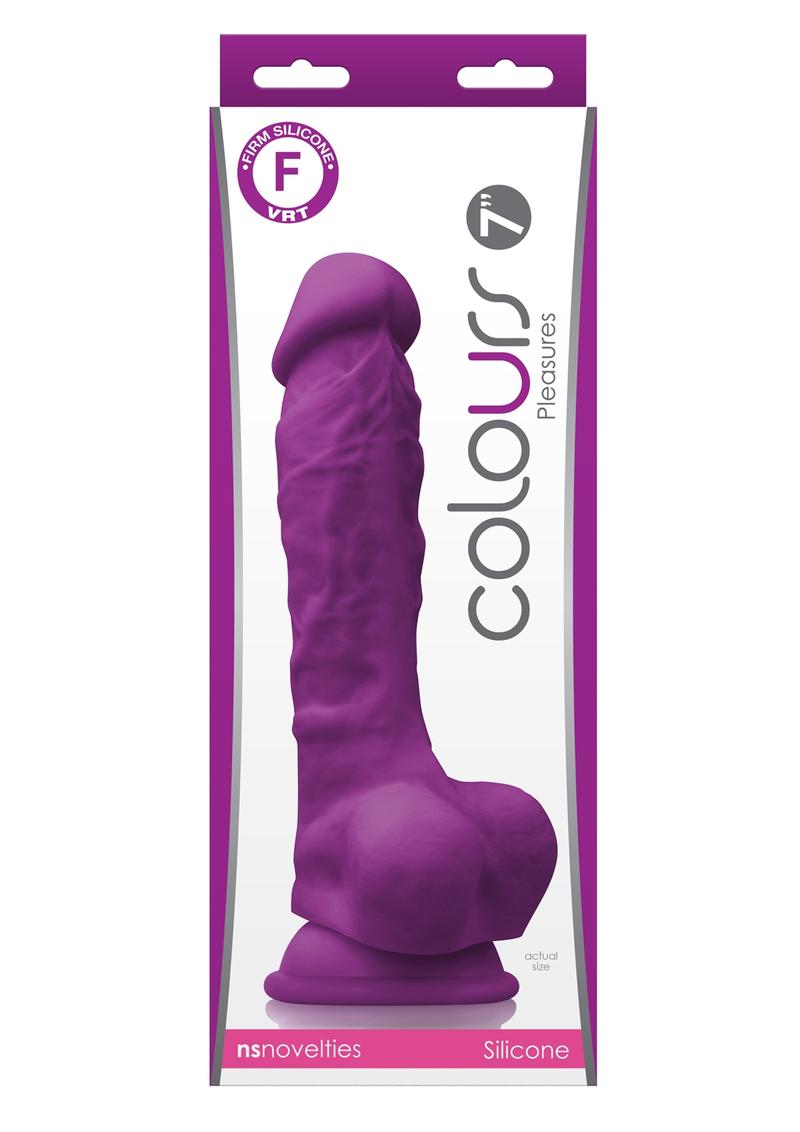 Colours Pleasures Realistic Textured Silicone Dildo