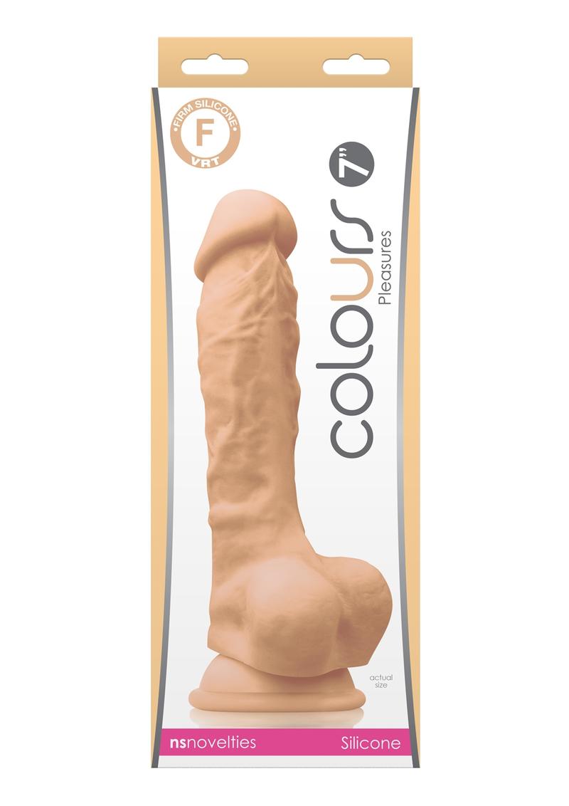 Colours Pleasures Realistic Textured Silicone Dildo