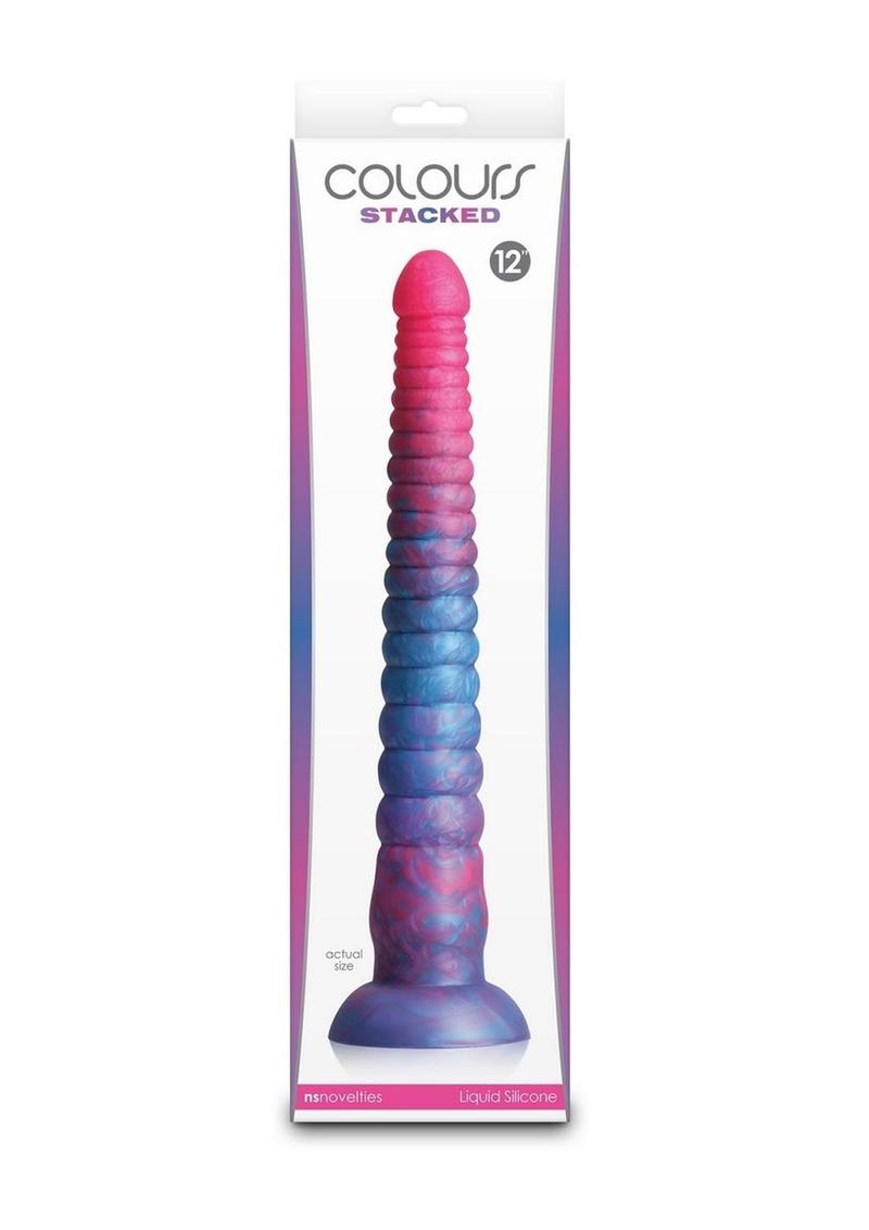 Colours Stacked Waterproof And Premium Silicone Dildo