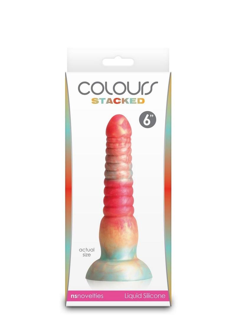 Colours Stacked Waterproof And Premium Silicone Dildo
