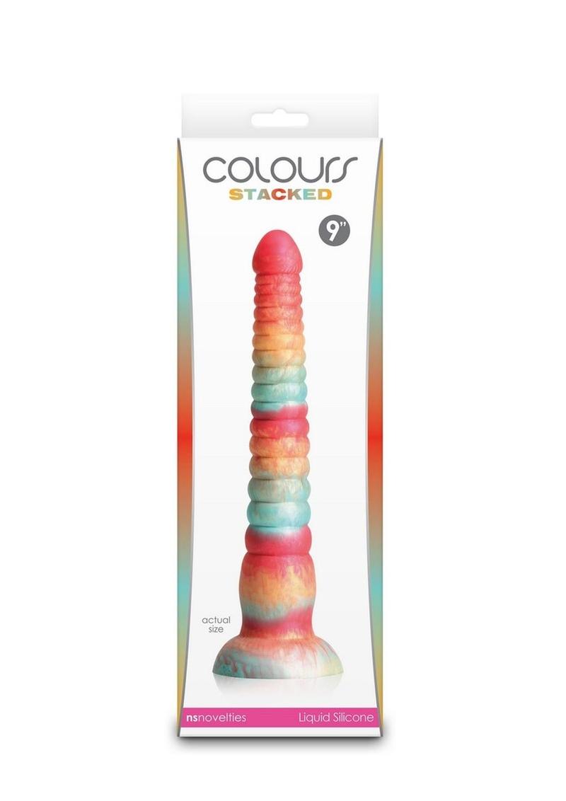Colours Stacked Waterproof And Premium Silicone Dildo