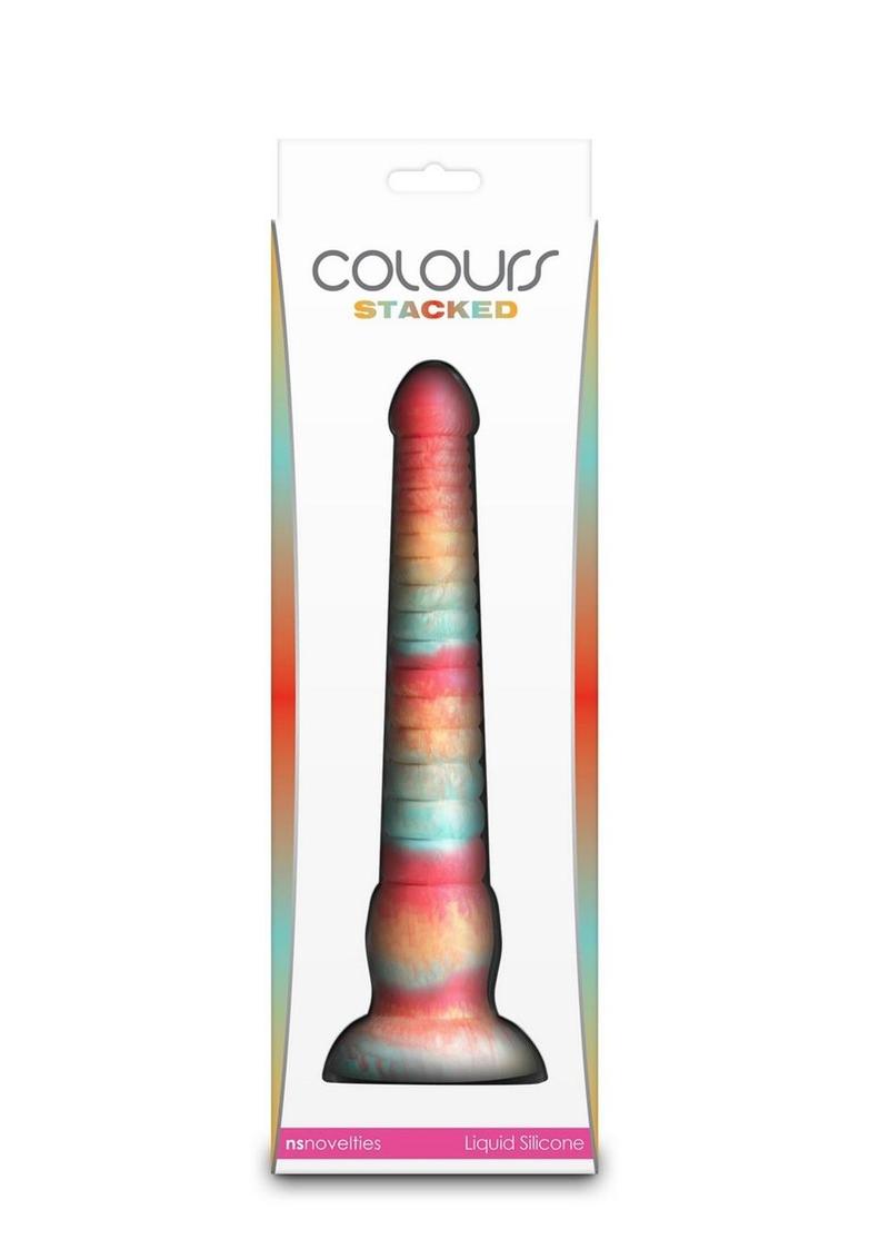 Colours Stacked Waterproof And Premium Silicone Dildo