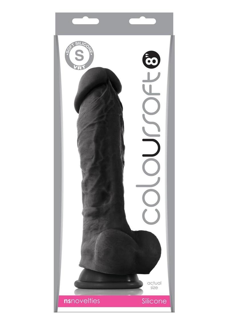 ColourSoft Silicone Dildo With Realistic And Harness Compatible