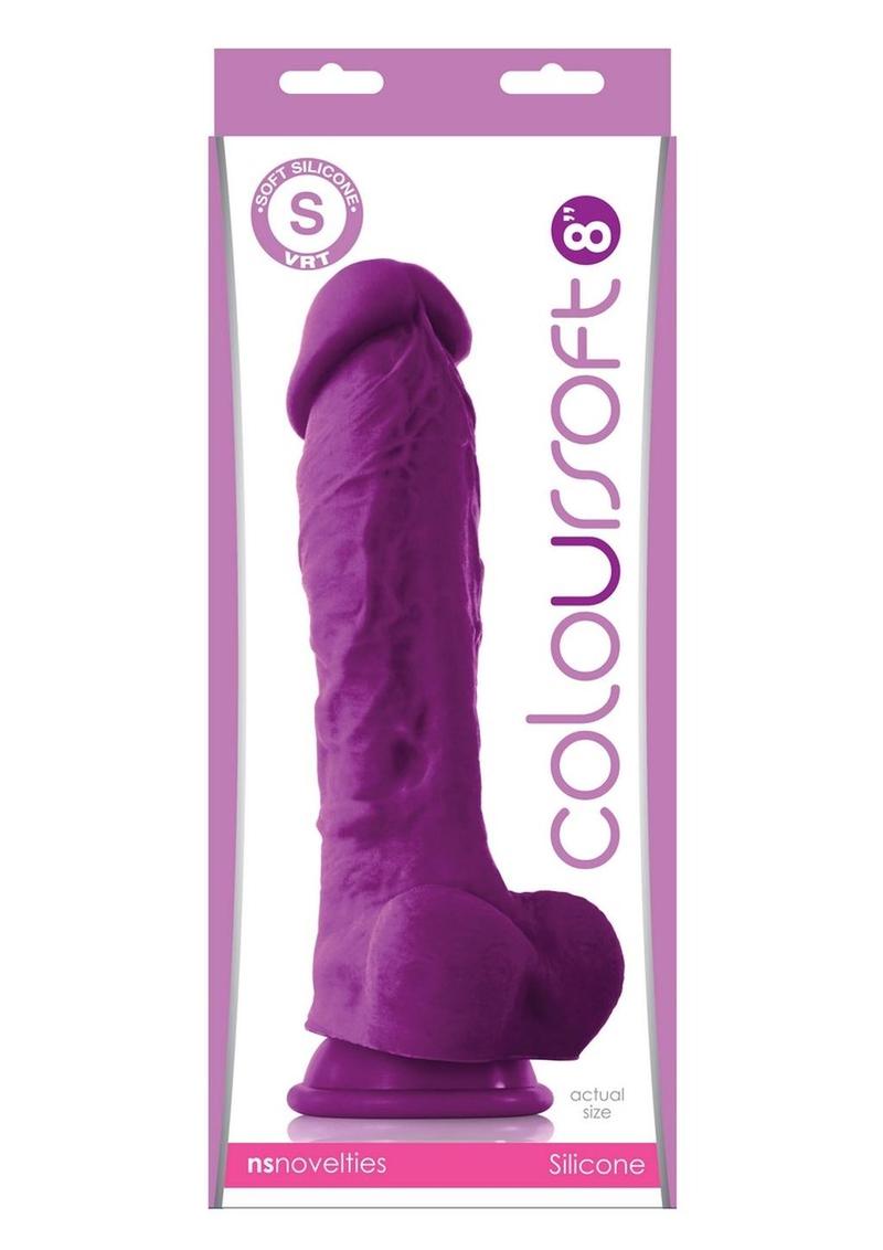 ColourSoft Silicone Dildo With Realistic And Harness Compatible