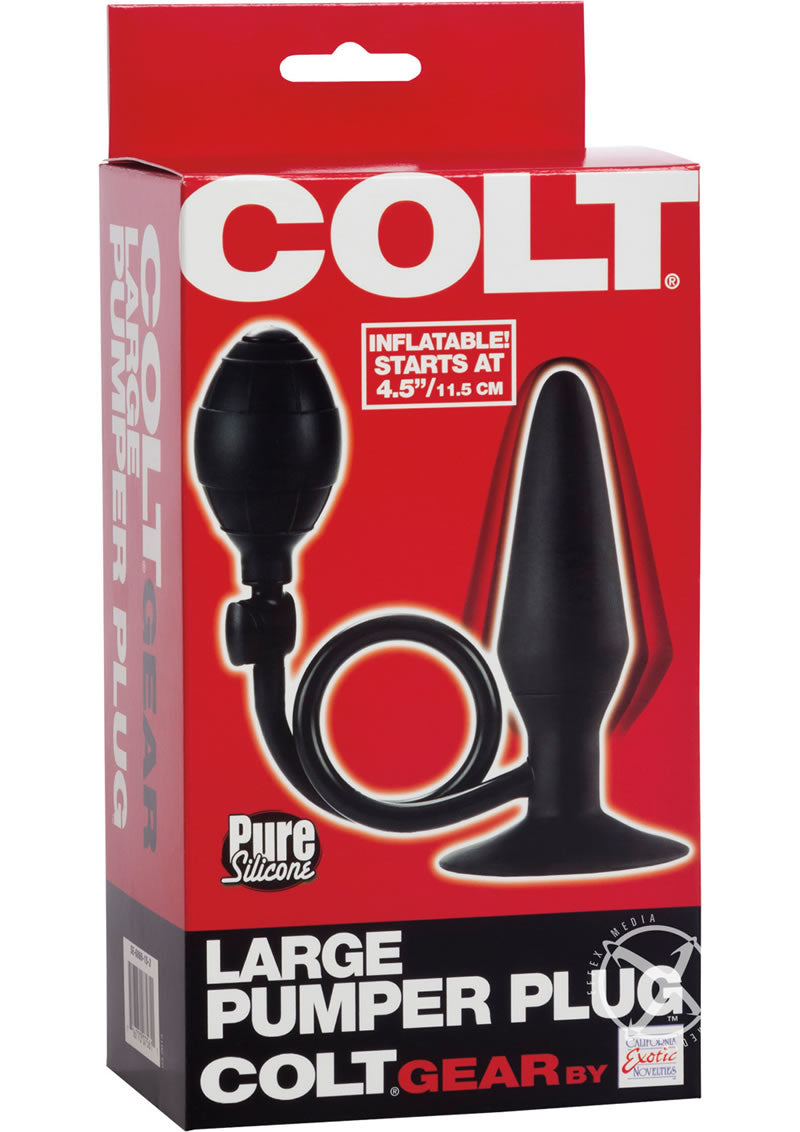 Colt Large Silicone Pumper Plug Inflatable Anal Plug