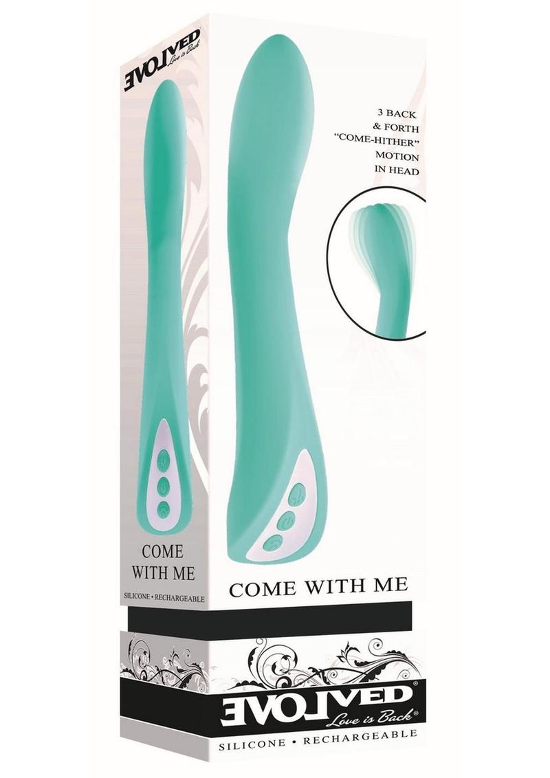 Evolved Come With Me Vibrator – Rechargeable Silicone G-Spot Massager
