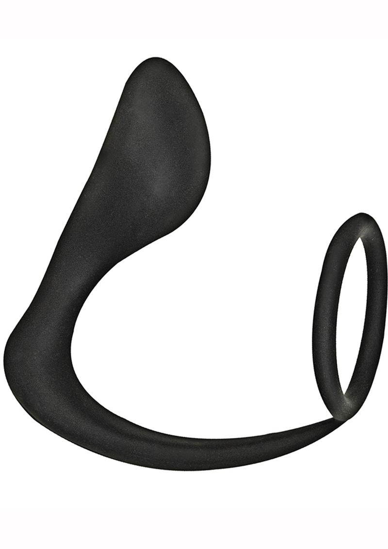 Commander Prostate Pleaser Comfortable Silicone Cock Ring