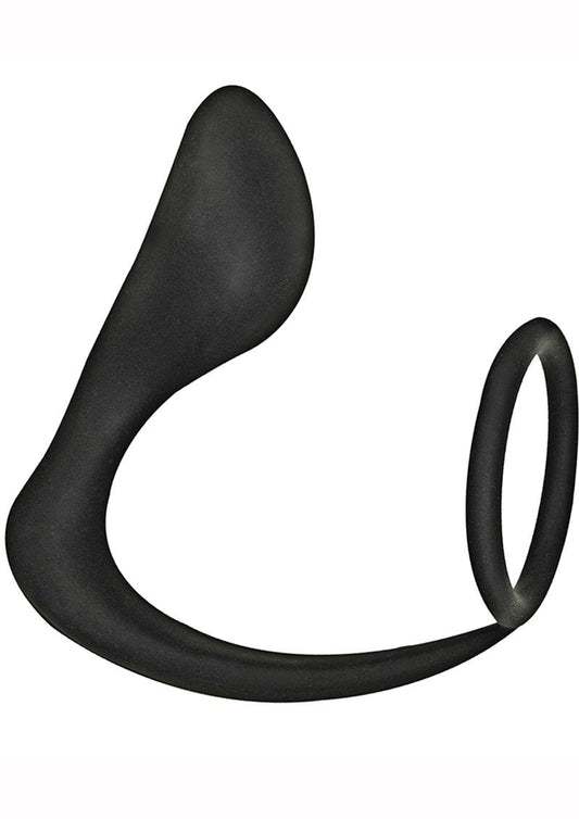 Commander Prostate Pleaser Comfortable Silicone Cock Ring