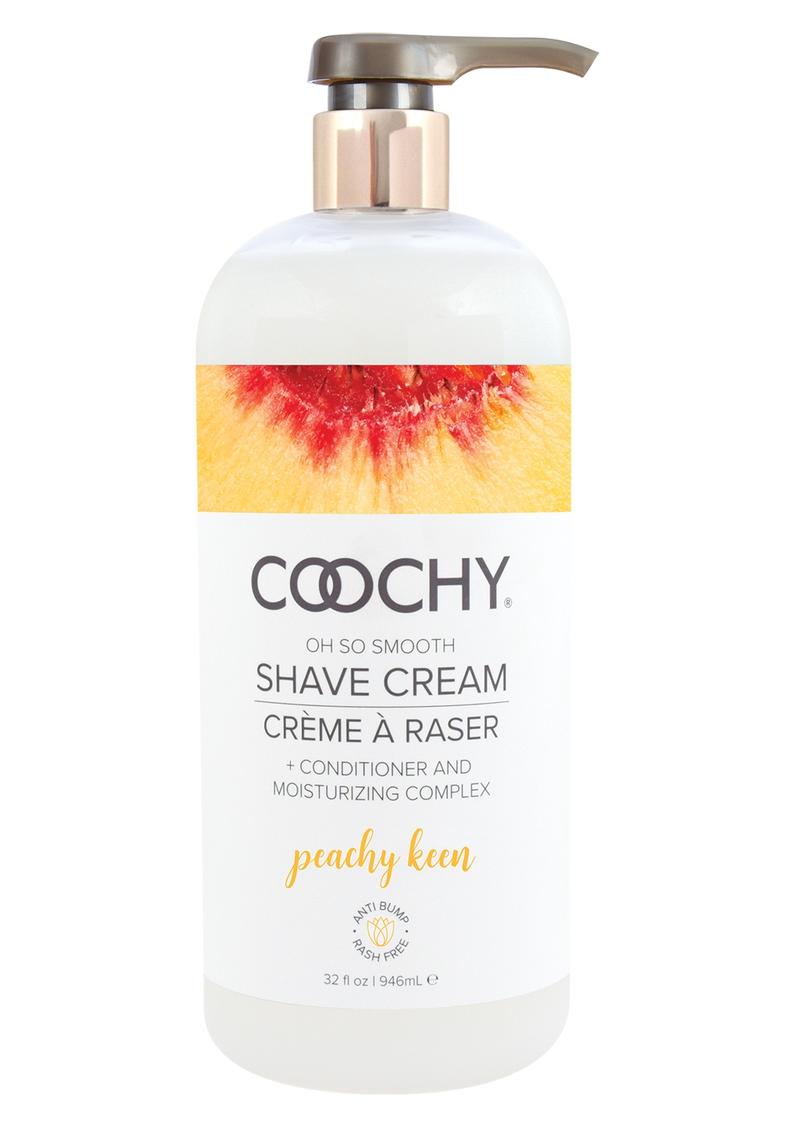 Coochy Peachy Keen Shave Cream Moisturizing And Rash-Free Formula