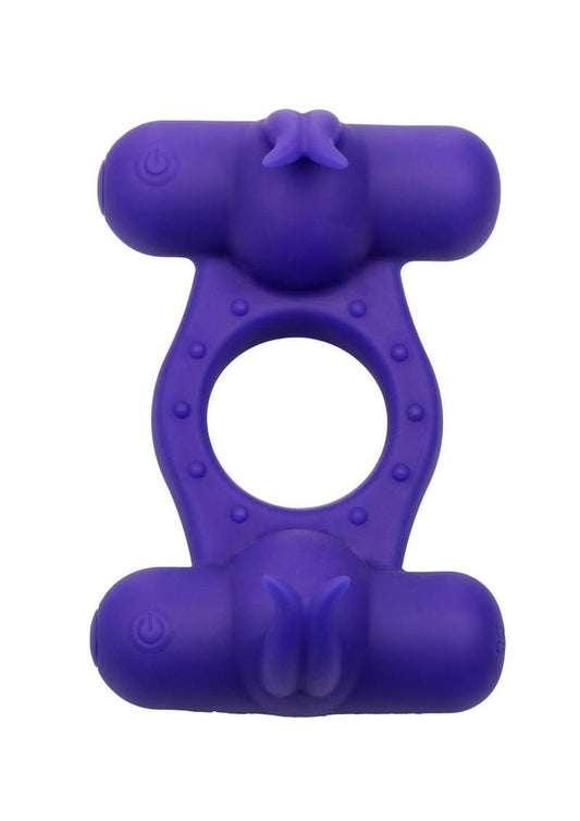 CalExotics Silicone Rechargeable Triple Orgasm Enhancer