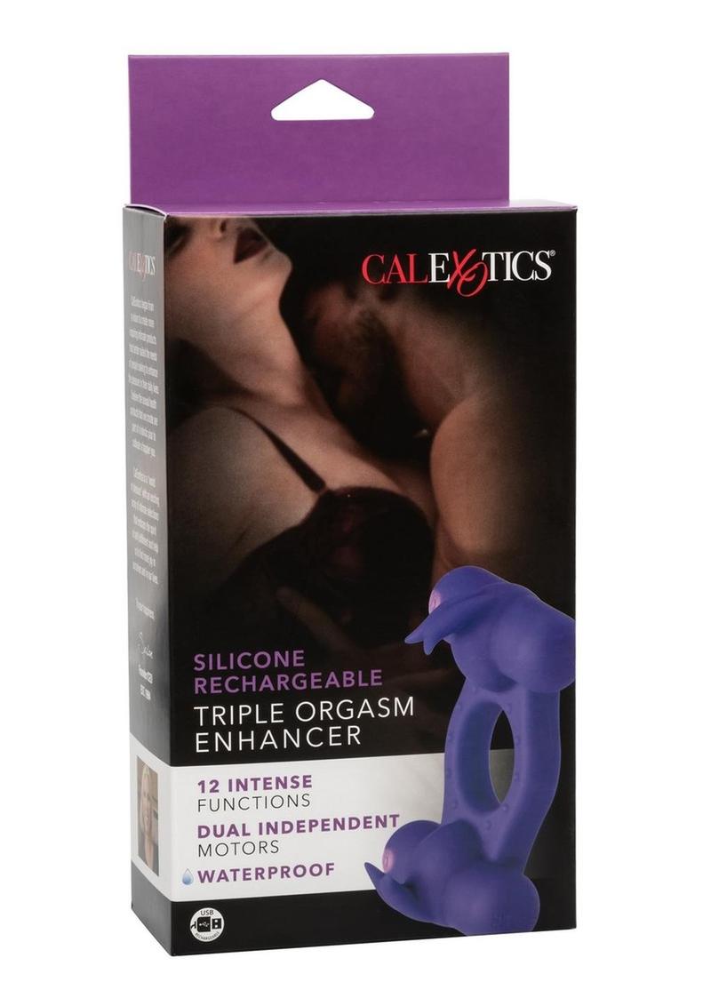 CalExotics Silicone Rechargeable Triple Orgasm Enhancer