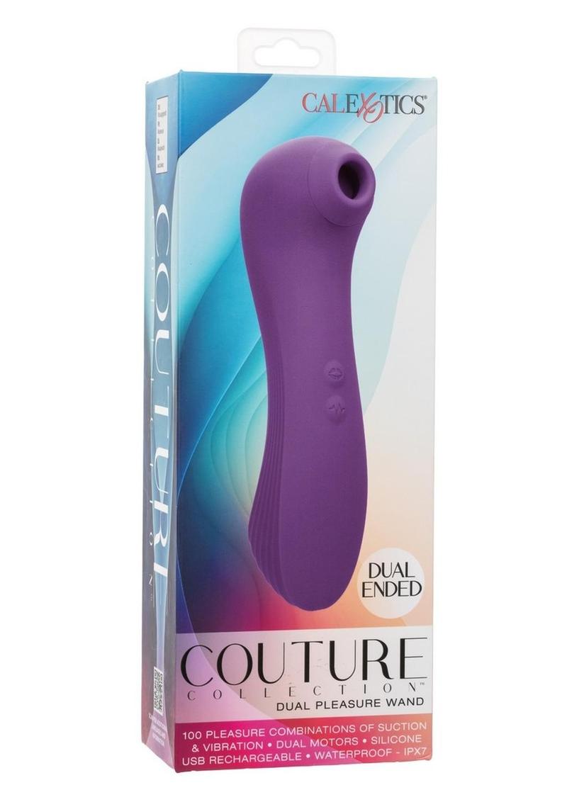 Couture Collection Dual Pleasure Wand Rechargeable Silicone Massager