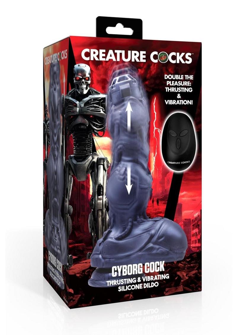Creature Cocks Cyborg Thrusting And Vibrating Dildo
