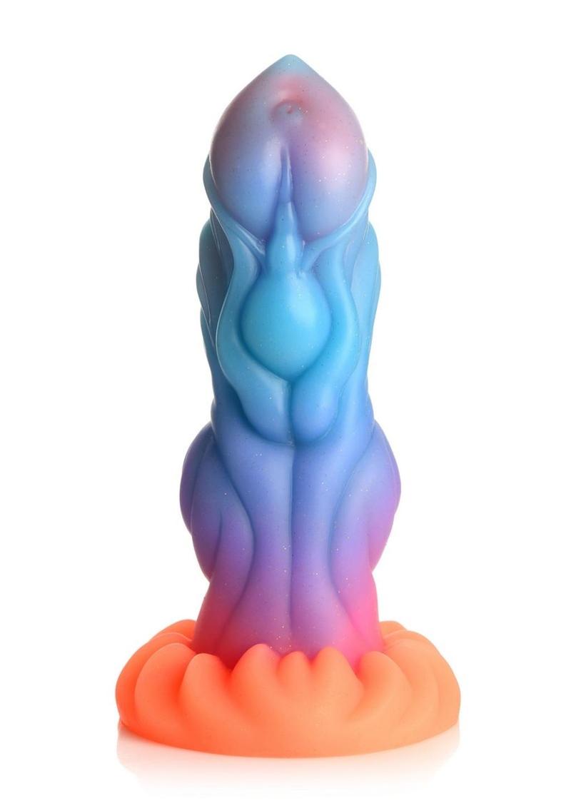 Creature Cocks Alien Invader Glow in the Dark Silicone Dildo