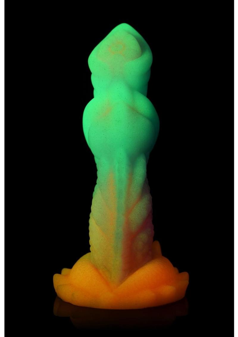 Creature Cocks Aqua-Cock Glow in the Dark Silicone Dildo