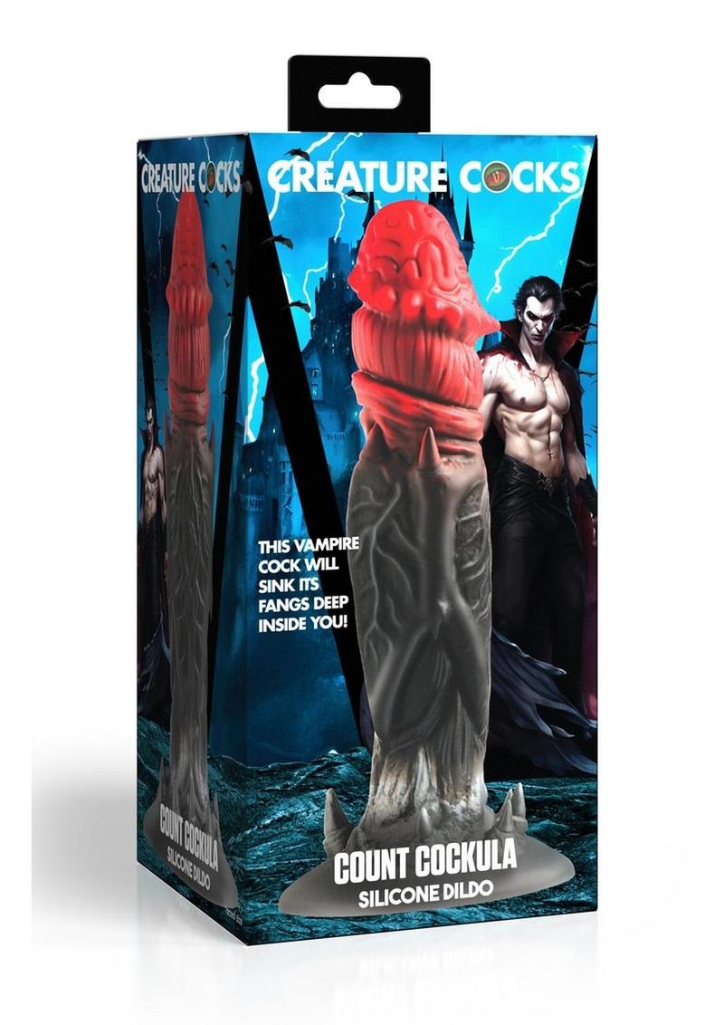 Creature Cocks Count Cockula Multicolor Silicone Dildo