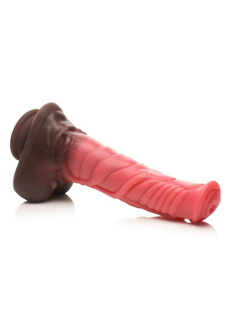 Creature Cocks Deluxe Centaur Thrusting and Vibrating Silicone Dildo