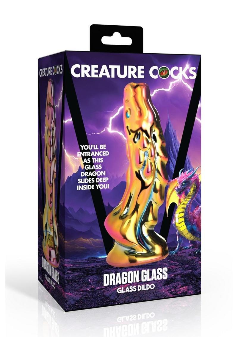 Creature Cocks Dragon Easy to Clean Glass Dildo