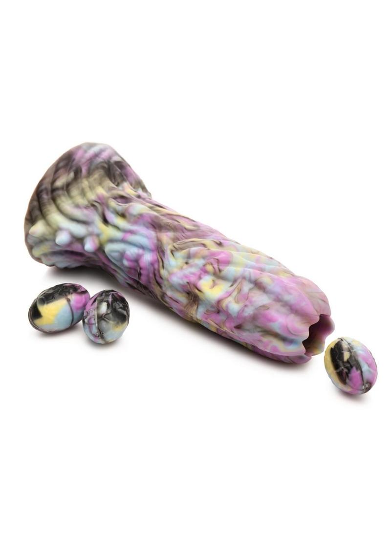 Creature Cocks Dragon Spawn Silicone Dildo With Eggs