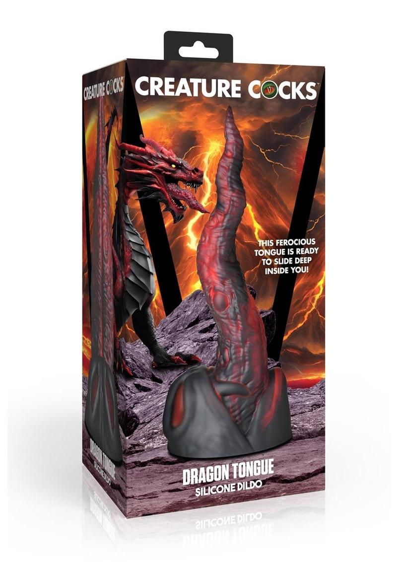 Creature Cocks Dragon Tongue Silicone Dildo For Versatile Use