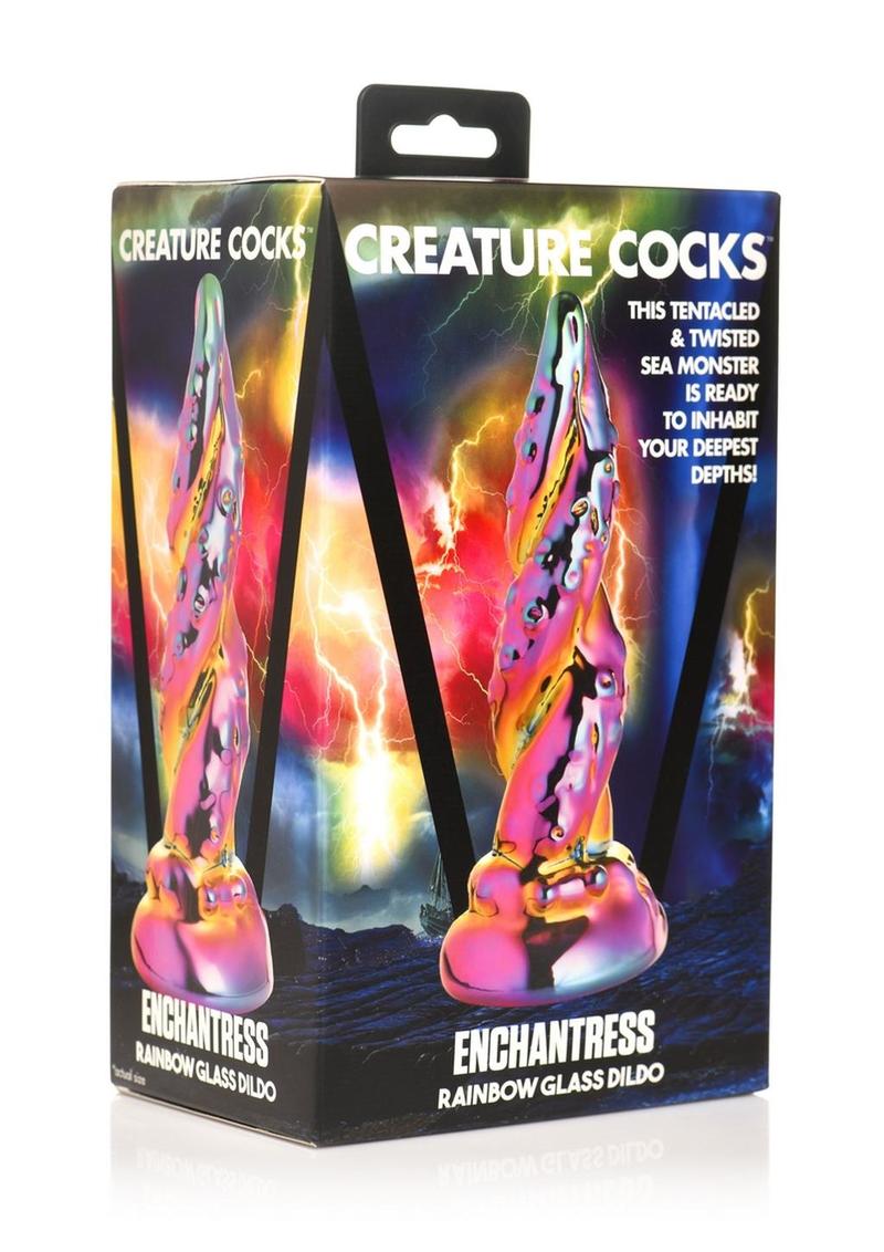 Creature Cocks Enchantress Rainbow Glass Dildo