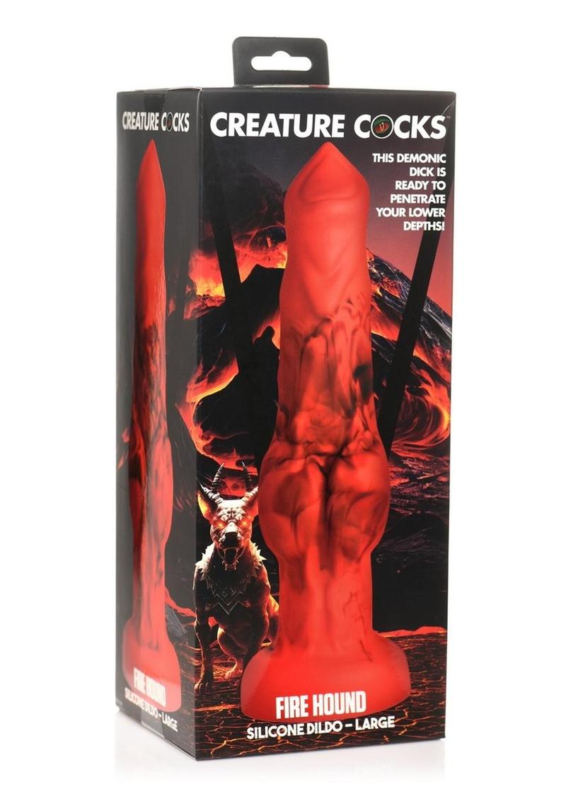 Creature Cocks Fire Hound Silicone Ideal Dildo