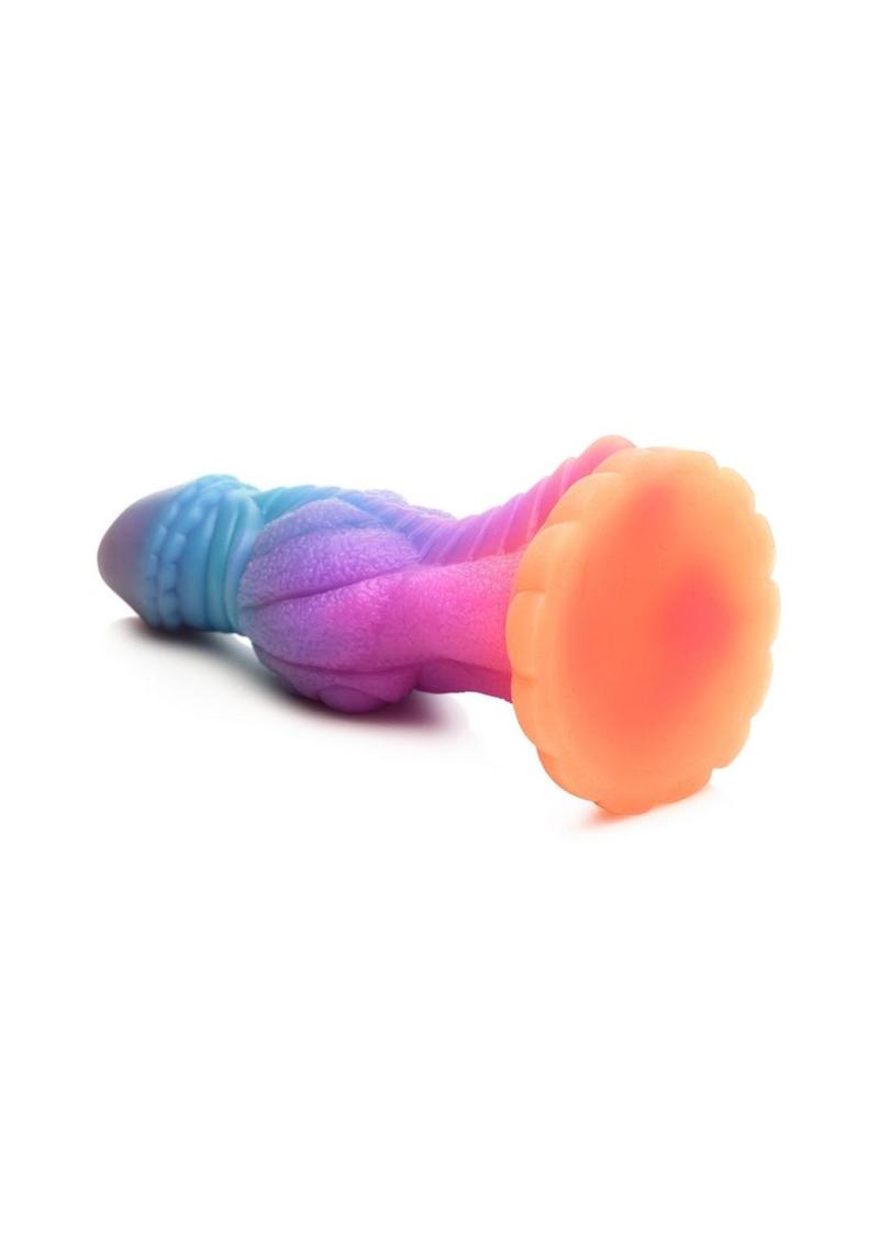 Galactic Cock Alien Creature Glow in the Dark Silicone Dildo