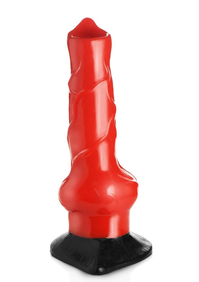 Creature Cocks Giant Hell Hound Canine Dildo With Strong Base