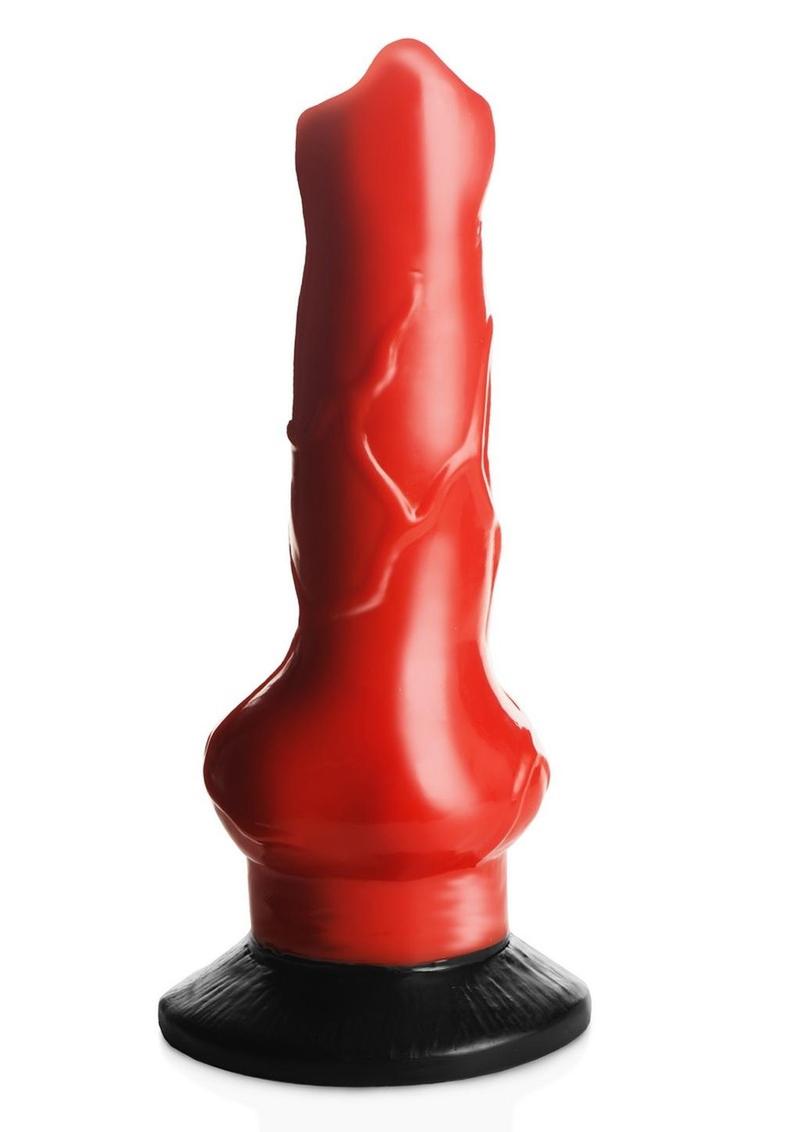 Creature Cocks Giant Hell Hound Canine Dildo With Strong Base