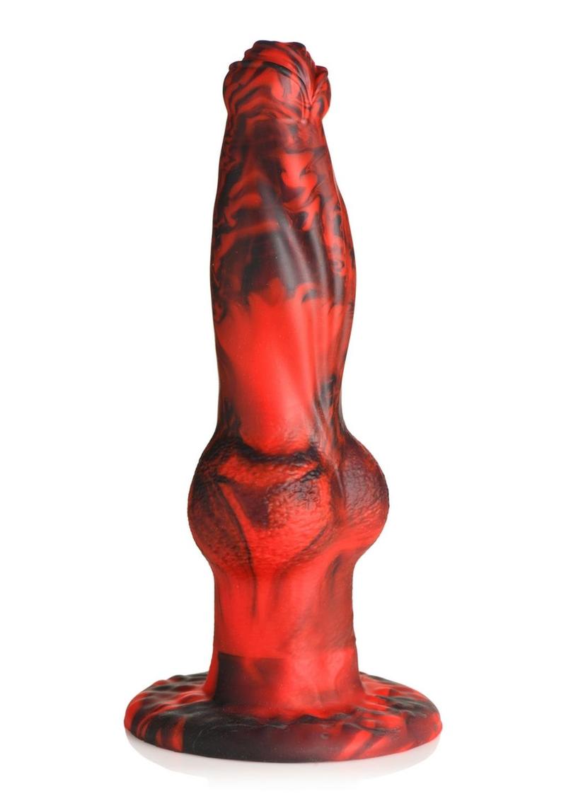Creature Cocks Hell Wolf Thrusting And Vibrating Silicone Dildo