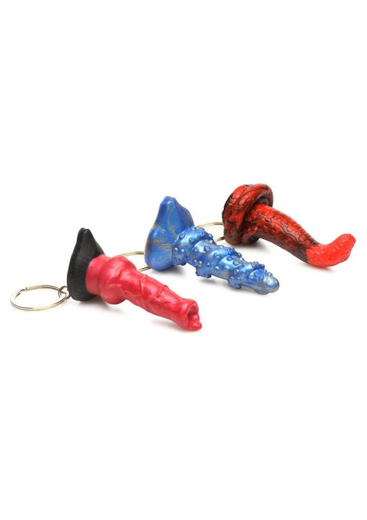 Creature Cocks Keychain Set King Cobra Hell Hound nd Lord Kraken