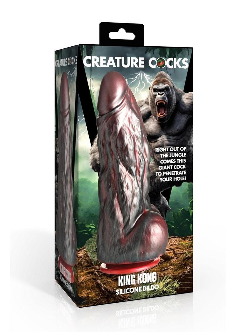 Creature Cocks King Kong Realistic Textured And Silicone Dildo