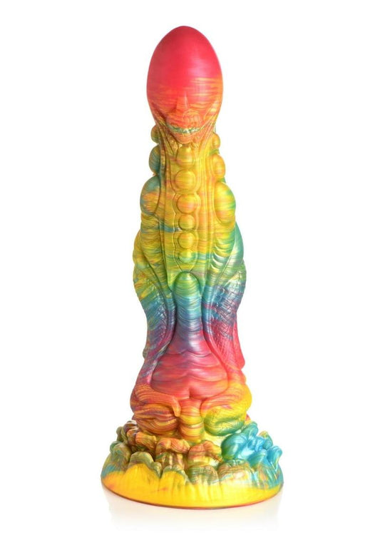 Majestic Merman Silicone Dildo - Vibrant Rainbow Pleasure