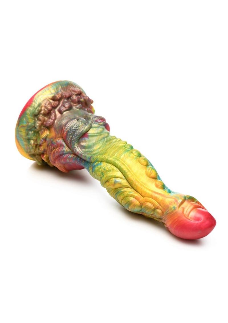Majestic Merman Silicone Dildo - Vibrant Rainbow Pleasure