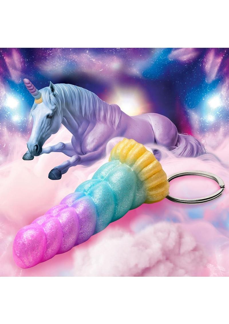 Creature Cocks Mystique Unicorn Fantasy Keychain