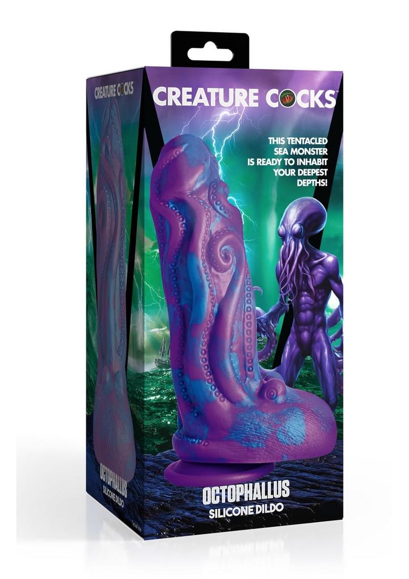 Octophallus Silicone Dildo Tentacled Sea Monster Design