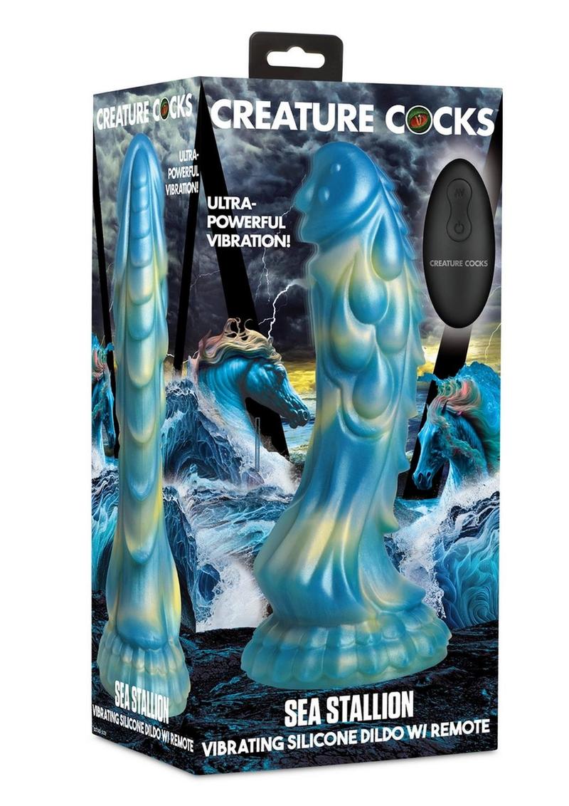 Creature Cocks Sea Stallion Silicone Dildo With Remote
